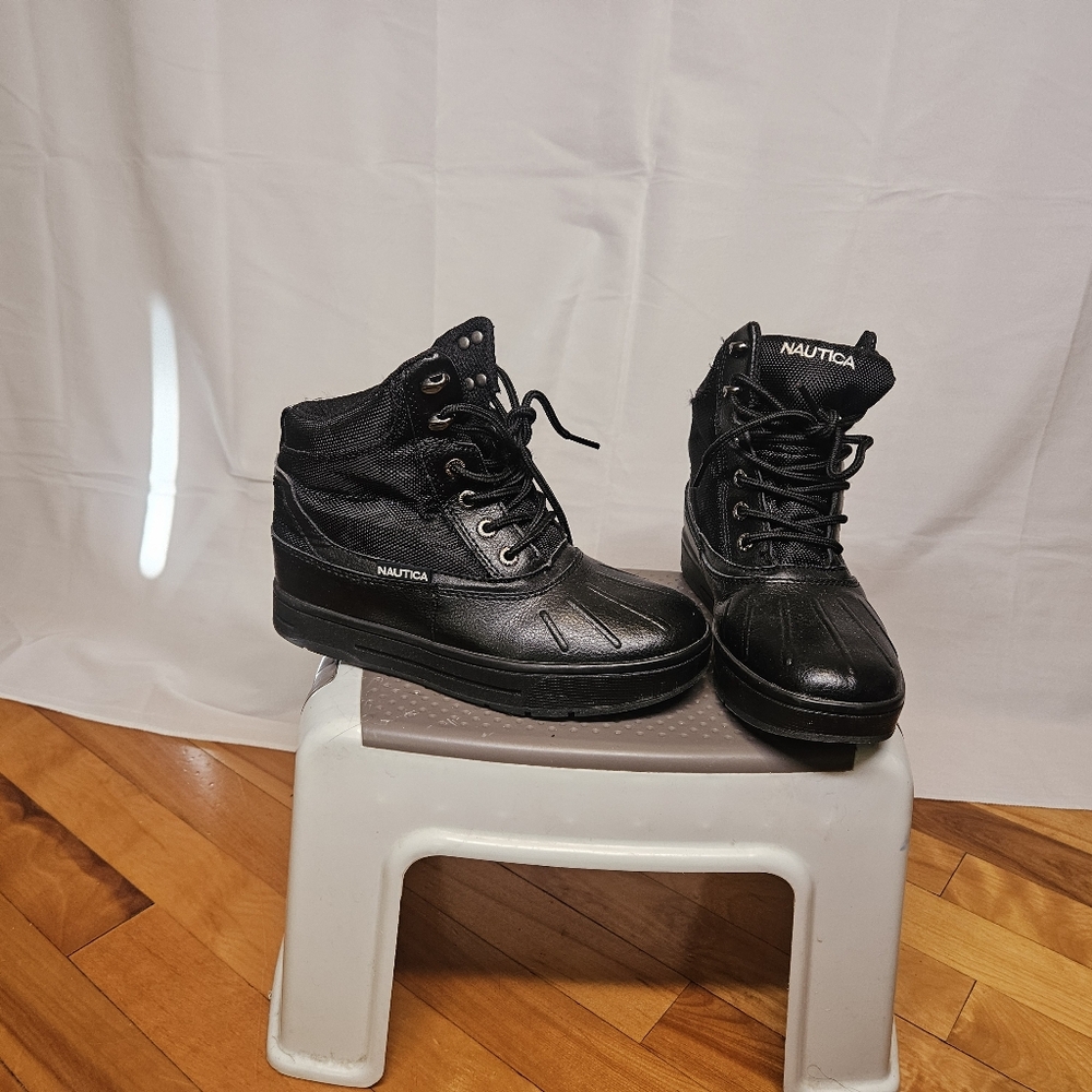 Nautica Black Boots - Fur Lining
